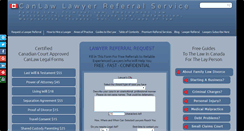 Desktop Screenshot of canlaw.info